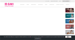 Desktop Screenshot of gmi-mutuelle.fr